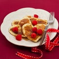 ValentineÃ¢â¬â¢s Day Pancake Hearts